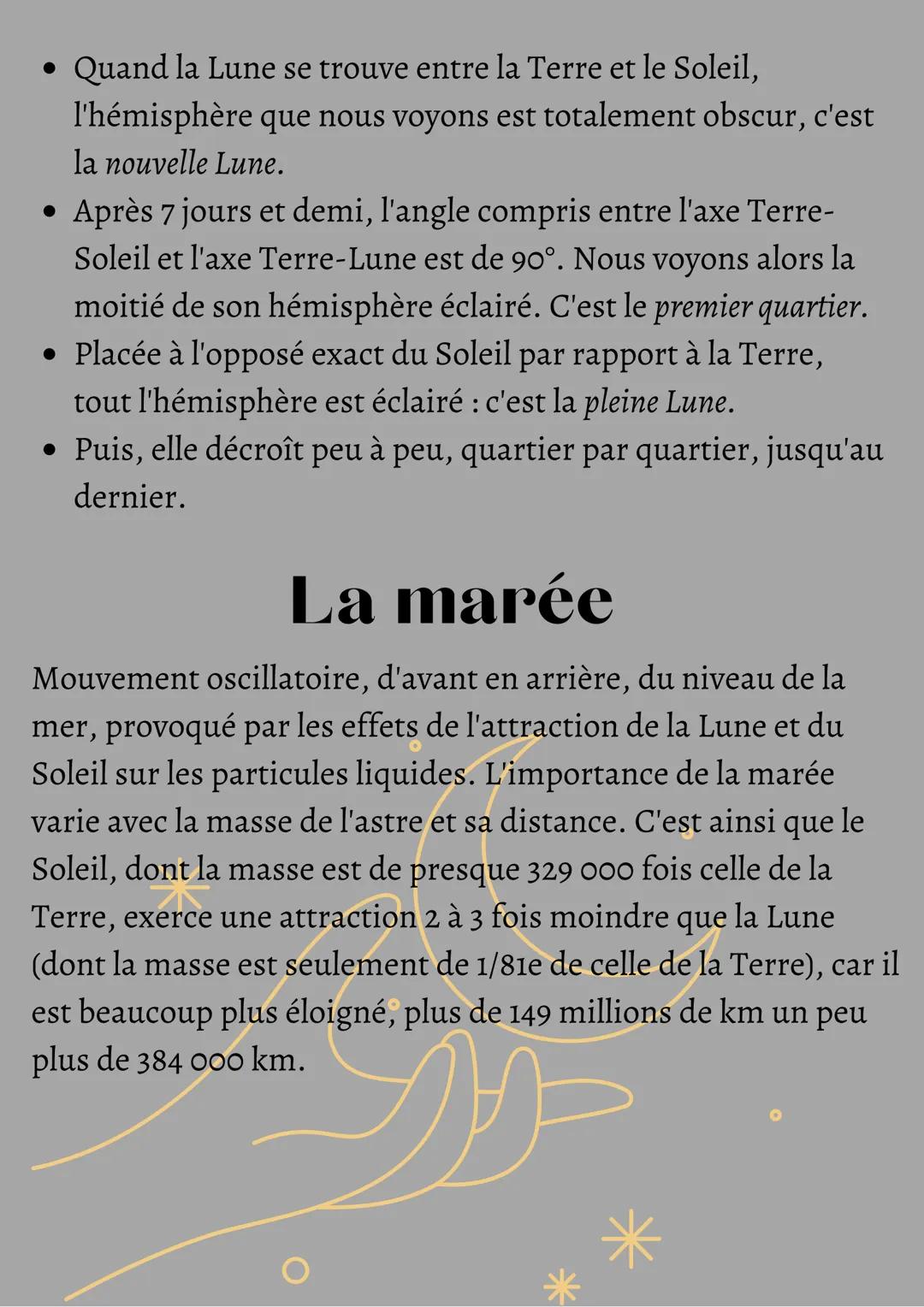 La Lune
Compagne de nostalgie, la Lune
n'est certes pas une planète, mais
en tant que satellite unique de la
Terre et compte tenu de son ran