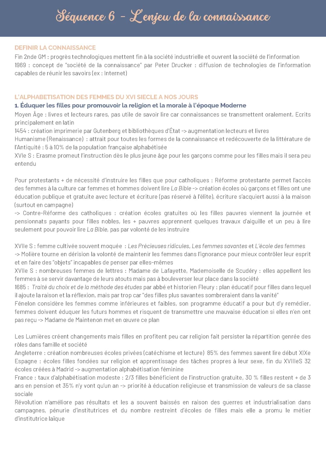 HGGSP - L’enjeu de la connaissance