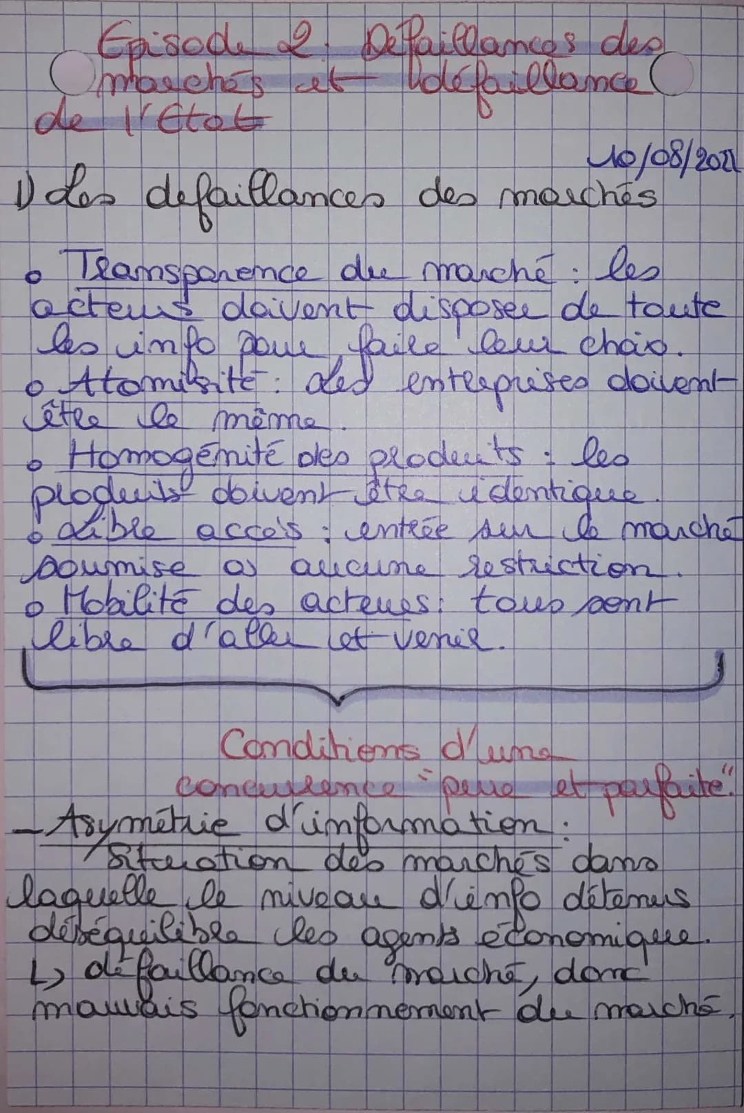 Économie. Épisode 2- Défaillance des marchés et défaillances de l’Etat