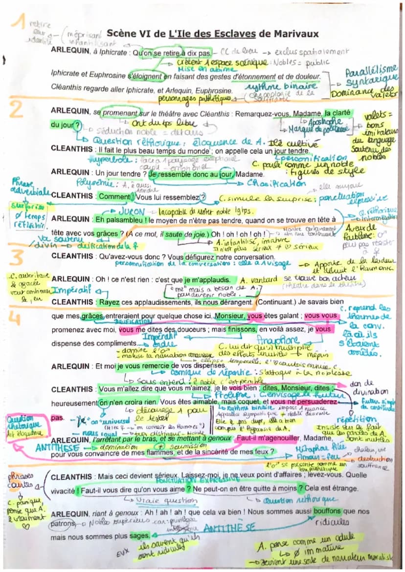 Scane VI L'de des Esclaves
Hariveaux
Mariveaux (1
dramaturge et romancier
français
Ja dicolivente amoureuse & cate o pôles).
Celebre grâce à