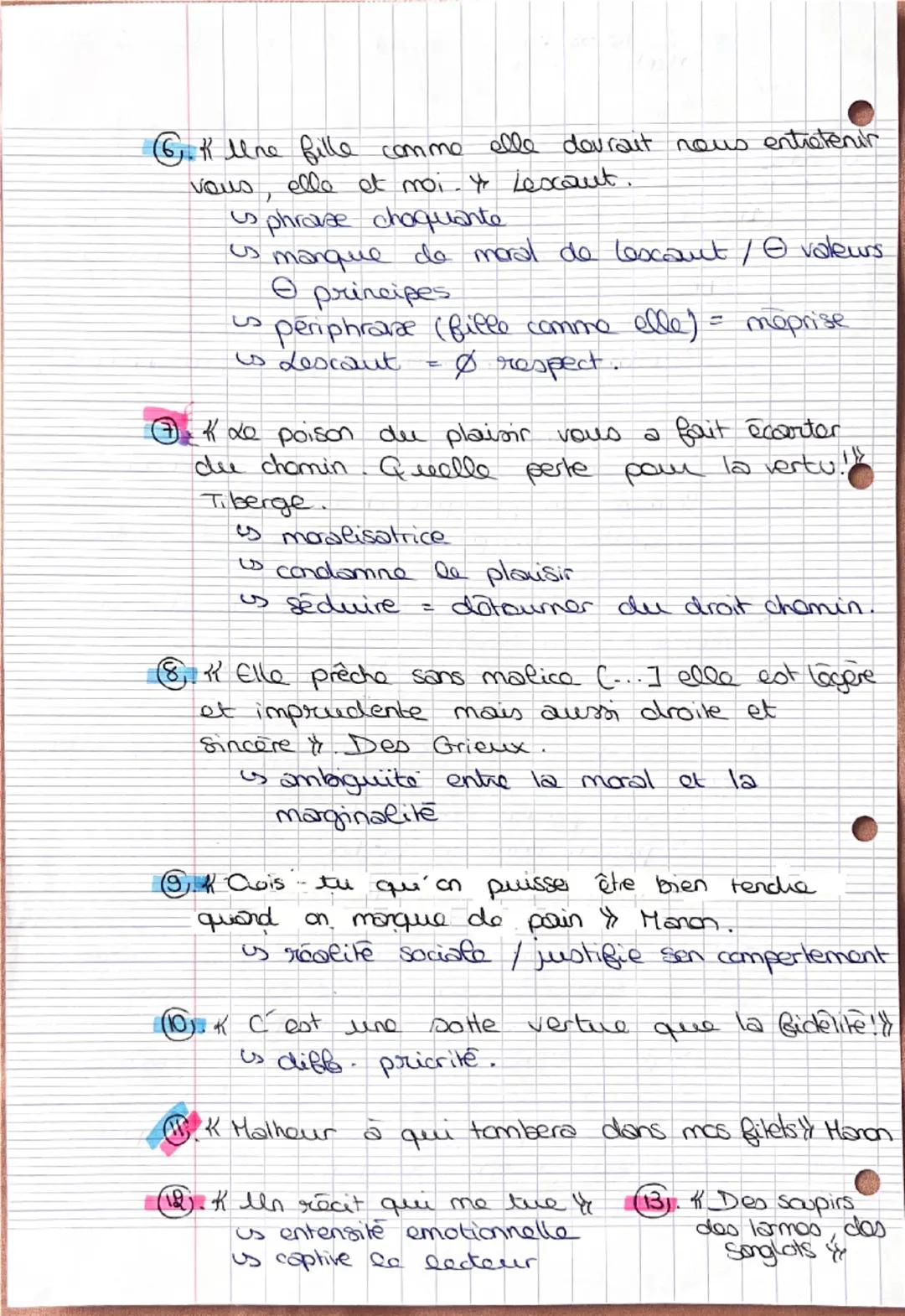 en marge
romanesque
* de heros est un frupen et l'heroine une cotin
Montesquieu.
MANON LESCAUT
④ C'est à mon avis, rendre un service conside
