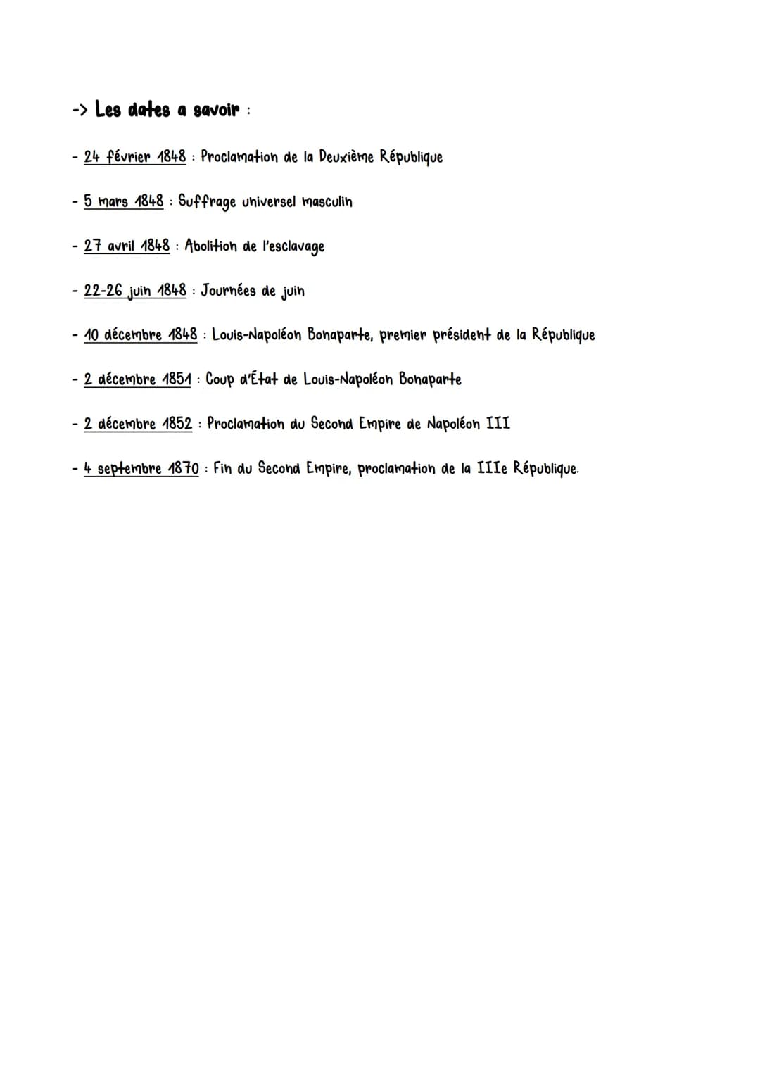 Chapitre 3 La difficile entrée dans l'age
démocratique
: la Deuxième République et le Second
Empire (1848-1870)
-> Définir et utiliser les m