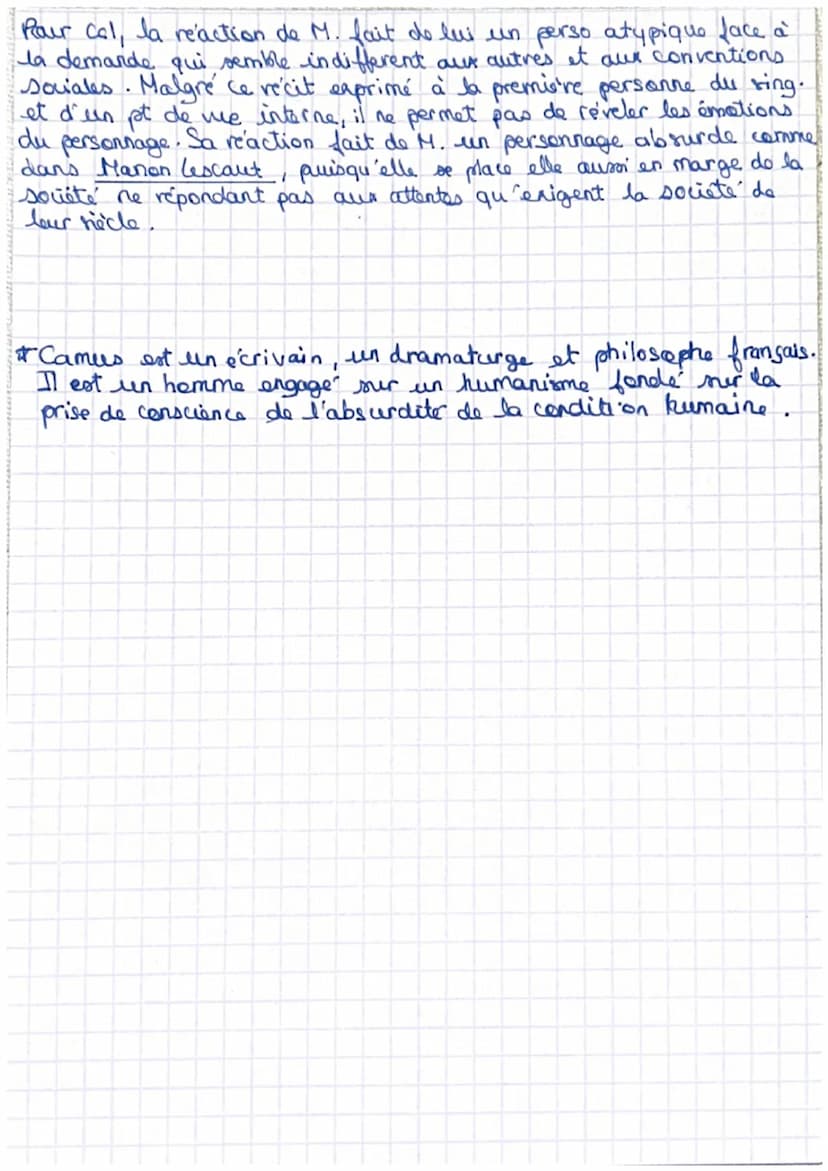 Albert Camus, L'Étranger, 1942
Le soir, Marie est venue me chercher et m'a demandé si je voulais me marier avec elle. J'ai dit
que cela m'ét