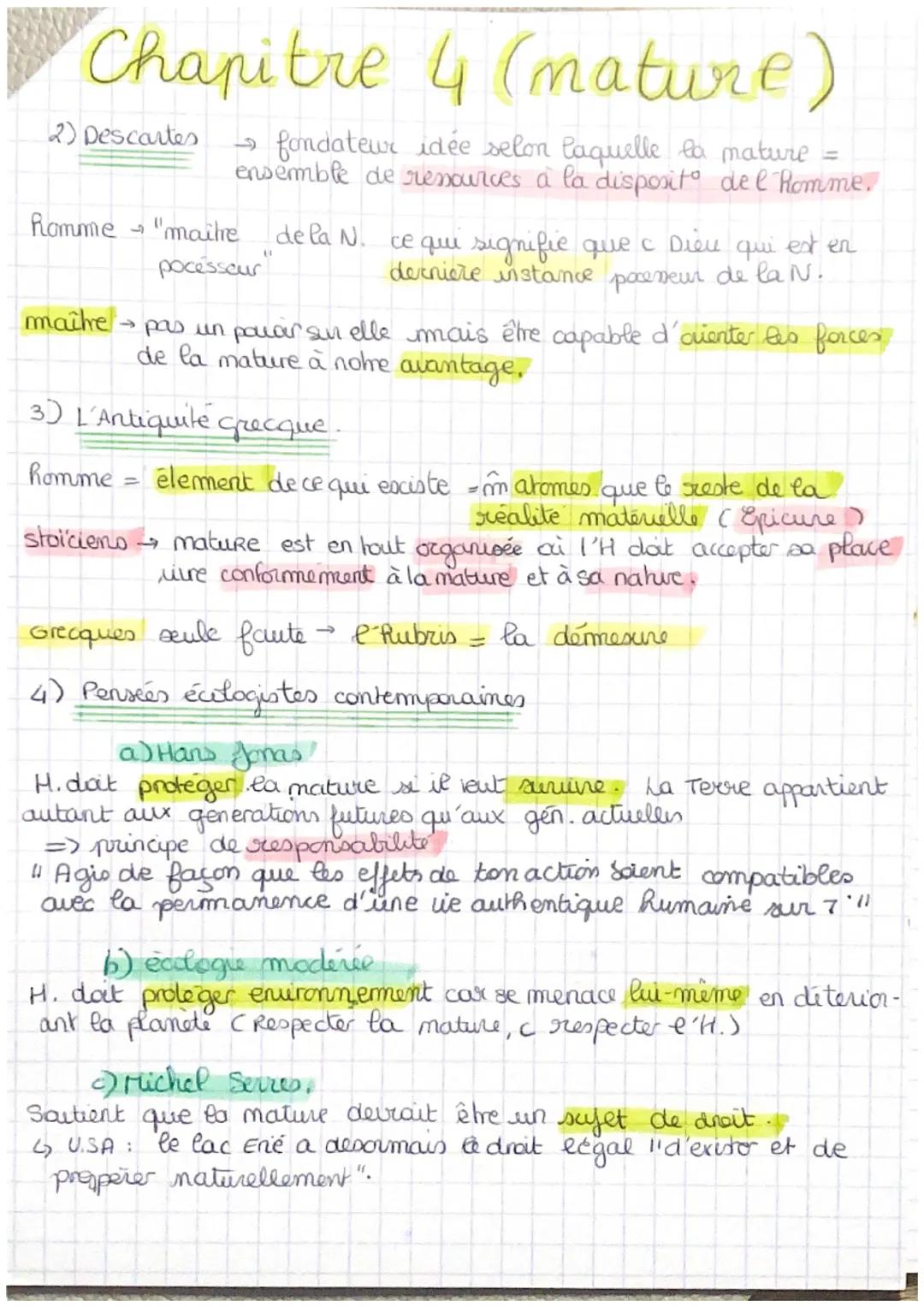 # L'homme est -il un être
à part dans la nature ?

I] ROUSSEAU

- entendement: faculté de comprendre
- à son prejudice à son débument

1er p