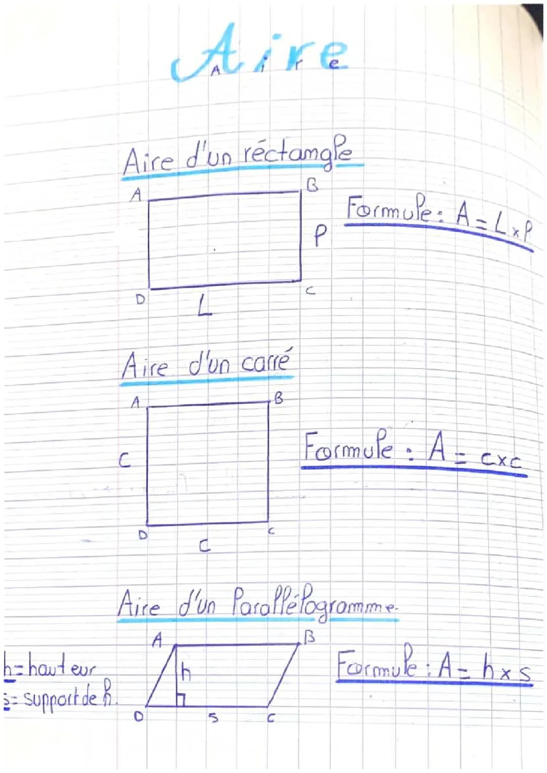 Maths- Aire 
