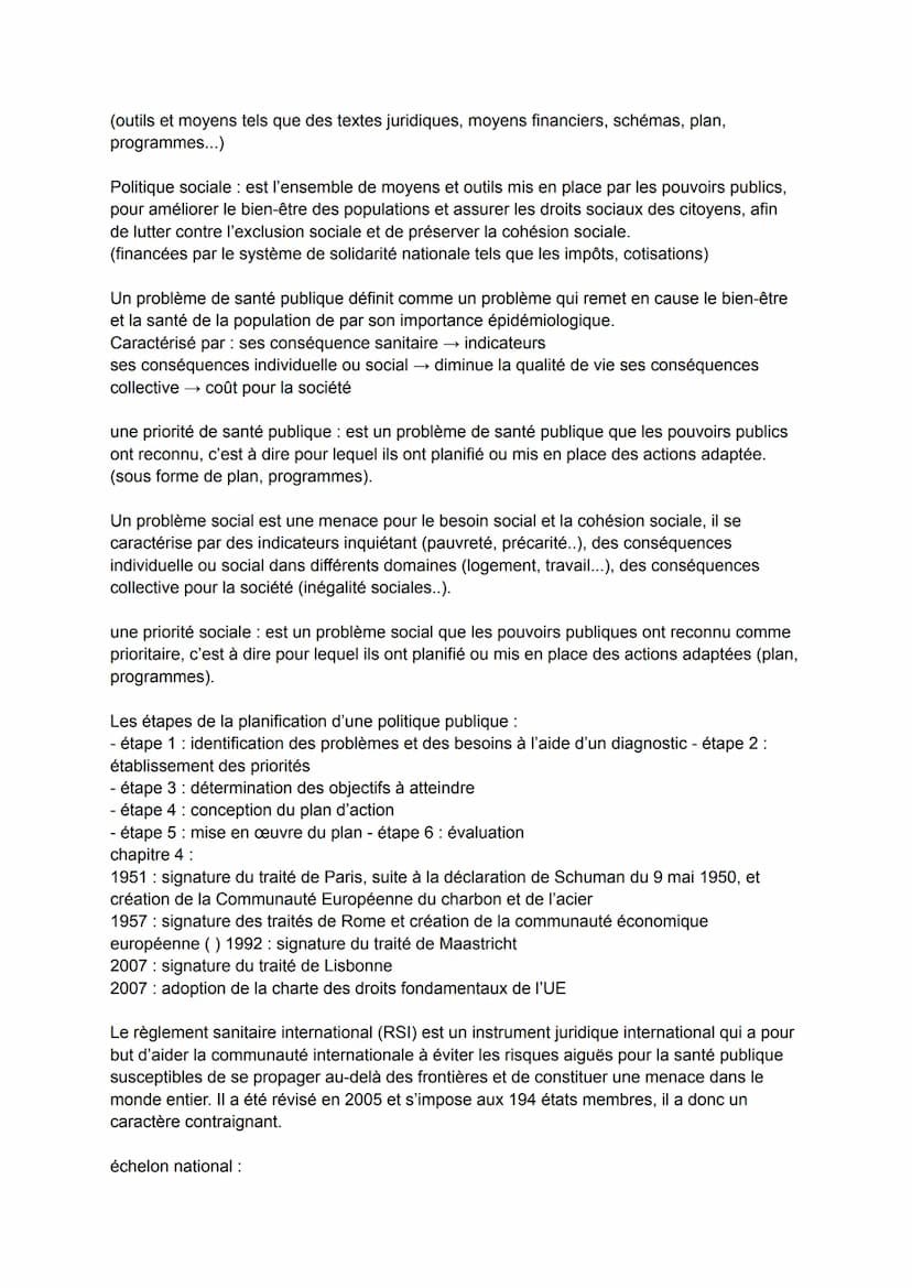 Définitions ST2S
Selon l'OMS, en 1946, la santé est « un état de complet bien-être physique, mental et social
et qui ne consiste pas seuleme