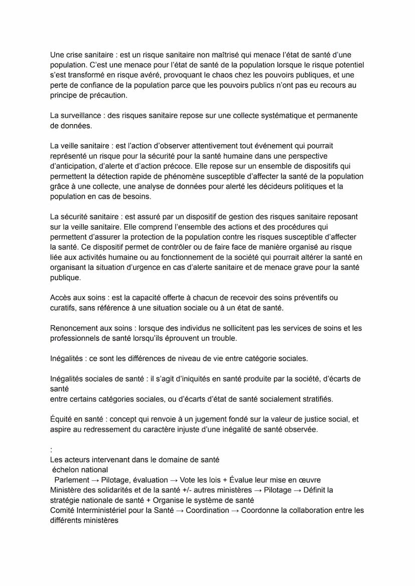 Définitions ST2S
Selon l'OMS, en 1946, la santé est « un état de complet bien-être physique, mental et social
et qui ne consiste pas seuleme
