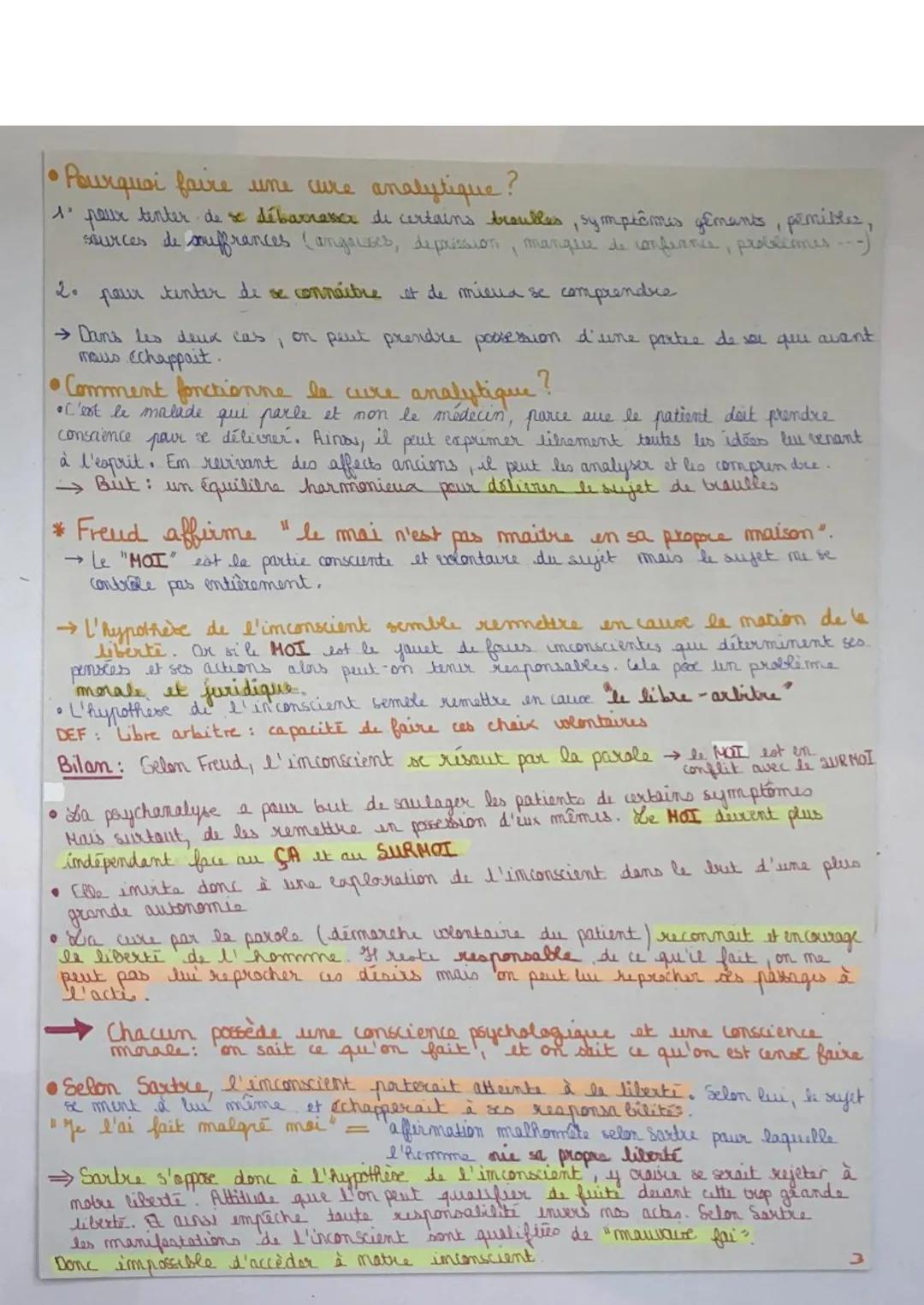 L'inconscient
Signification
• 2 sens:
:
que
→ L'inconscient, un individu
fait m'importe quoi et qui semble
me pas réfléchir à ses actions.
→