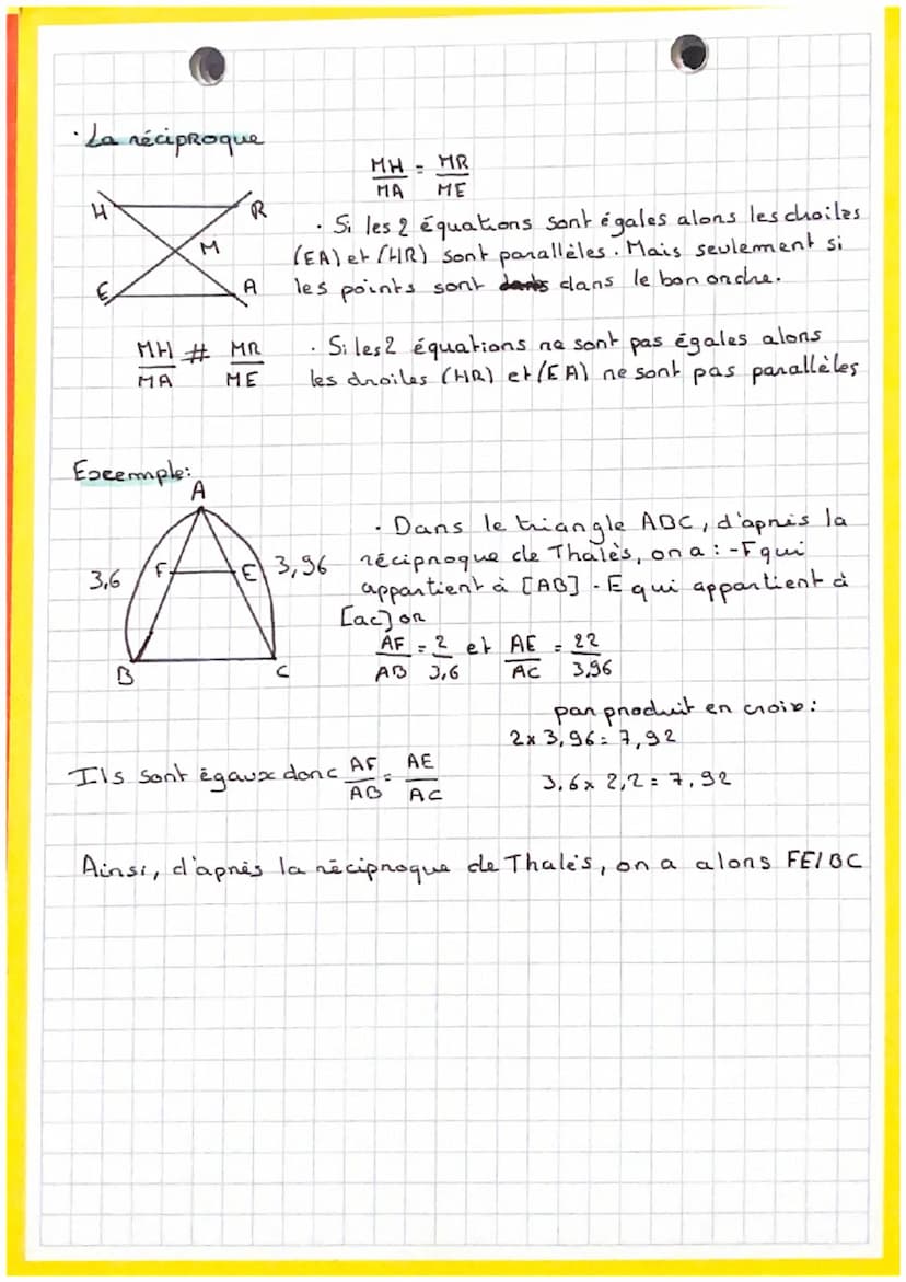 Maelys
A
le théorème
H
D
Déterminons AN:
2
6,5
F
AN = 3
M
3/4
wla
E
A
واب
E
moyen grand
Remarque: On dit
que cas triangles sont emboites
Pou