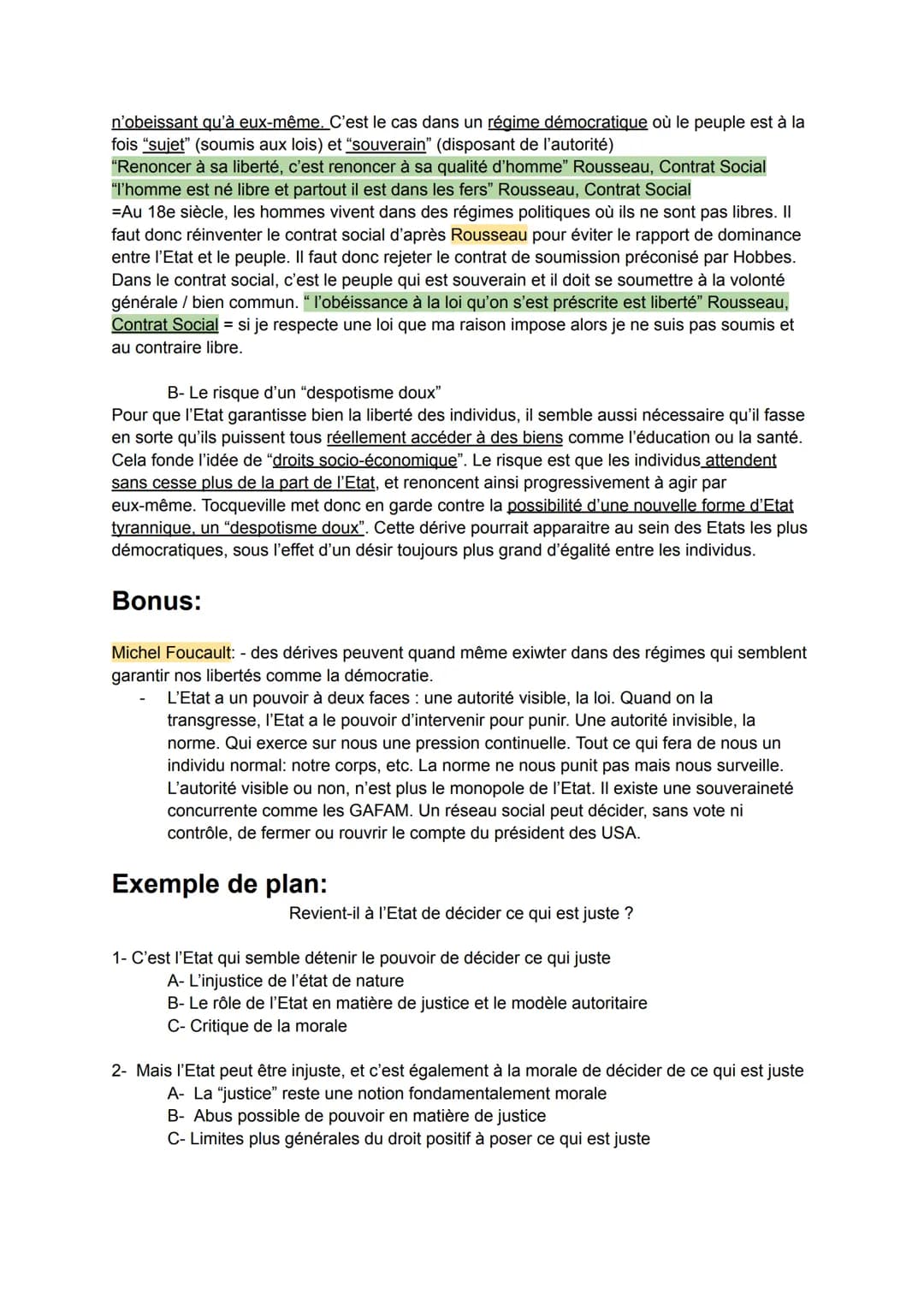 L'Etat
latin "stare" = tenir debout
ensemble des éléments qui organisent la société.
se caractérise par des administrations politique, jurid