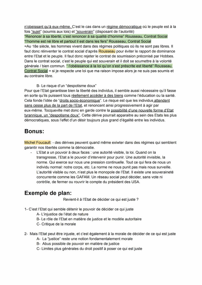 L'Etat
latin "stare" = tenir debout
ensemble des éléments qui organisent la société.
se caractérise par des administrations politique, jurid