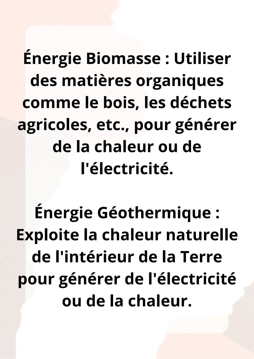 l'Énergie
Renouvelable Qu'est-ce que l'Énergie
Renouvelable ?
Les énergies renouvelables
sont des sources d'énergie
qui ne s'épuisent pas av