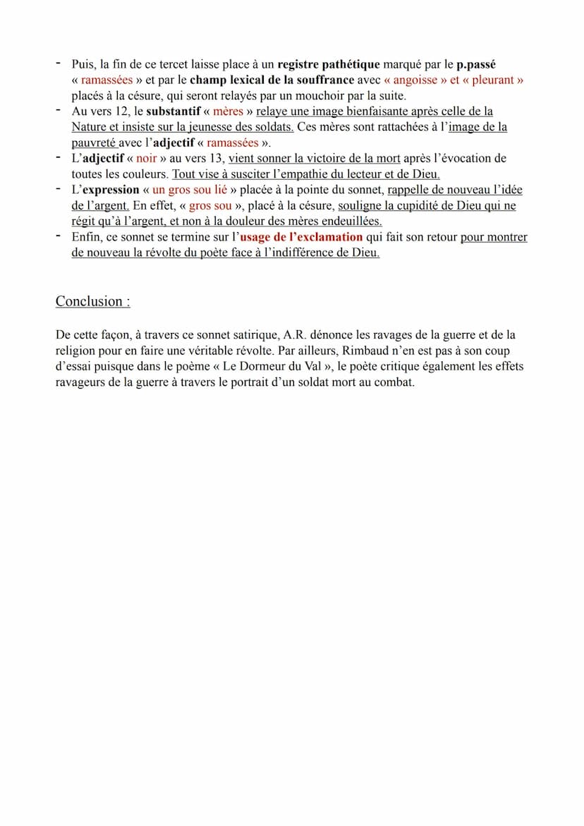 Introduction:
Texte 1 « Le Mal », Arthur Rimbaud, 1870
En juillet 1870, l'Empire français déclare la guerre au Royaume de Prusse. NIII engag