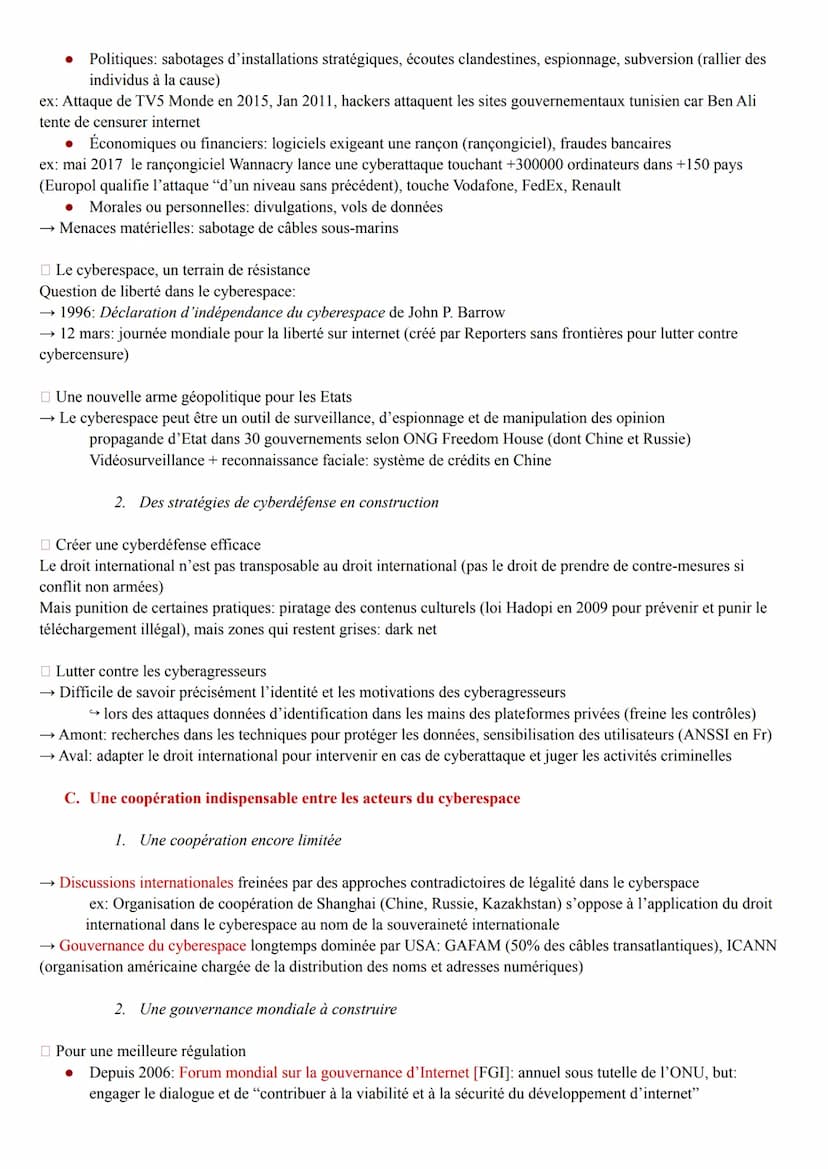 Theme 6: Lenjeu de la connaissance
I. Introduction
A. Vers une société de la connaissance
La connaissance désigne le processus mental de tra