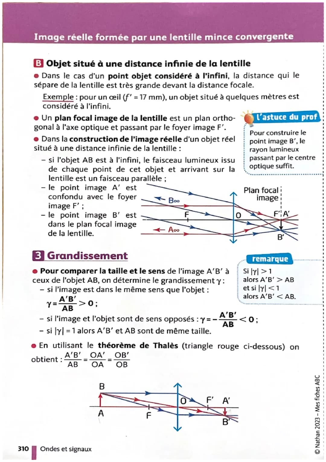 Émission et propagation
de la lumière
Lue Relue Acquise
126
Comment la lumière se propage-t-elle dans les différents milieux
matériels ?
1 É