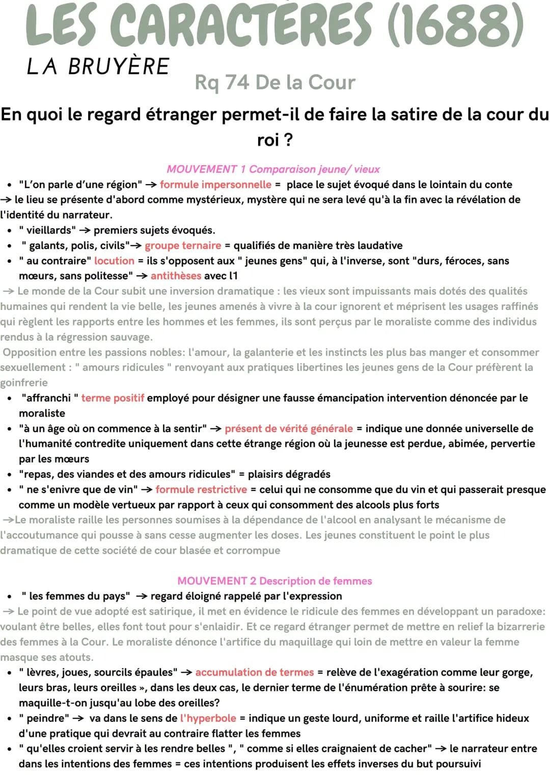 Les caractères