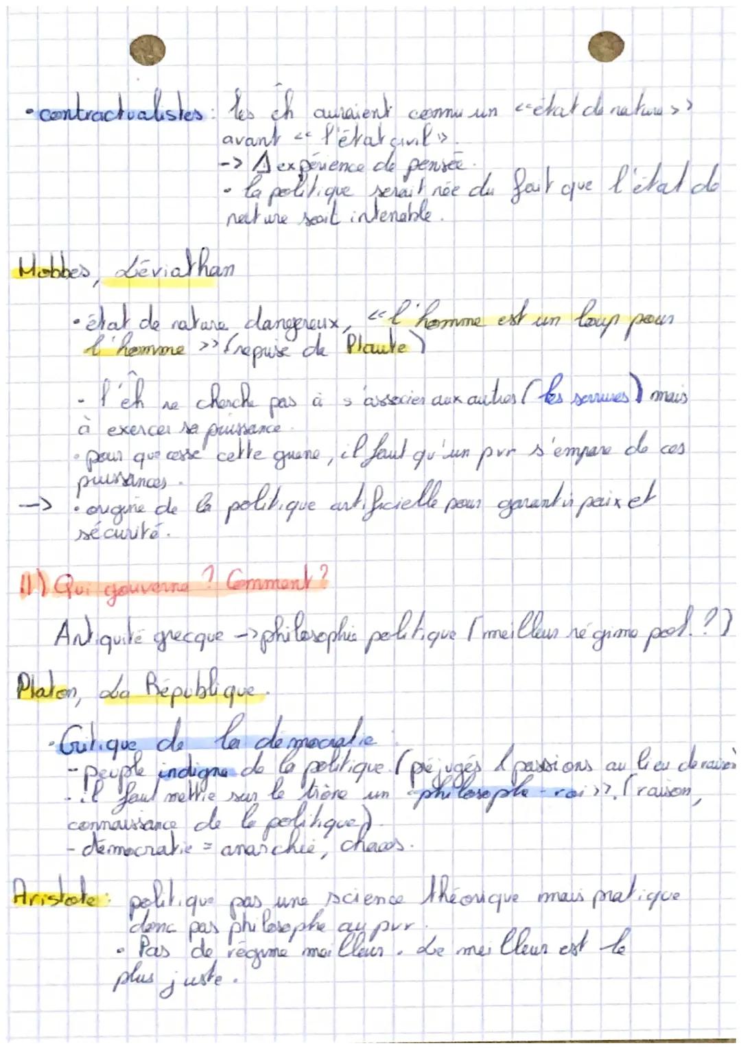 # La poliliged l'état 10

- une

cou

• la politique. "polis: la cité / secreta organisée

- une pratique recherche du pouvoir ou evercing d