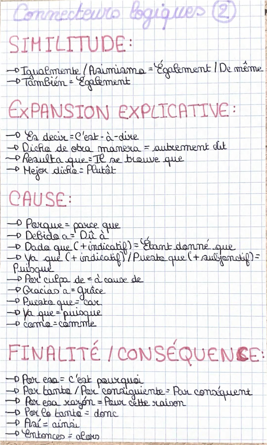 # Connecteurs Bogiques 1

INTRODUCTION:
- →Para emperar = pour commencer
- En primer lugar = en premier lieu
- Primero= tout d'abord
- Ainte