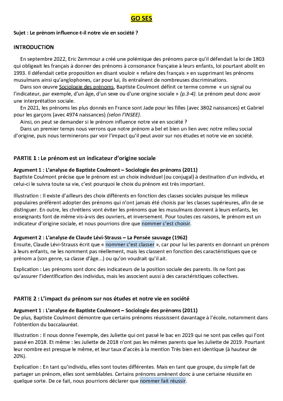 Comment Votre Prénom Influence Votre Vie en Société