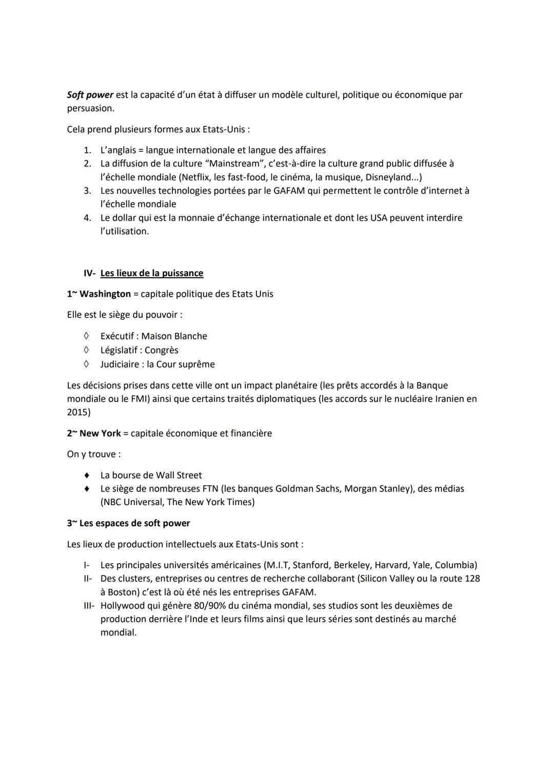 # I- La naissance des Etats-Unis

Après la guerre d'indépendance (1775-1783), le Royaume-Uni accepte l'indépendance des Etats-Unis
d'Amériqu