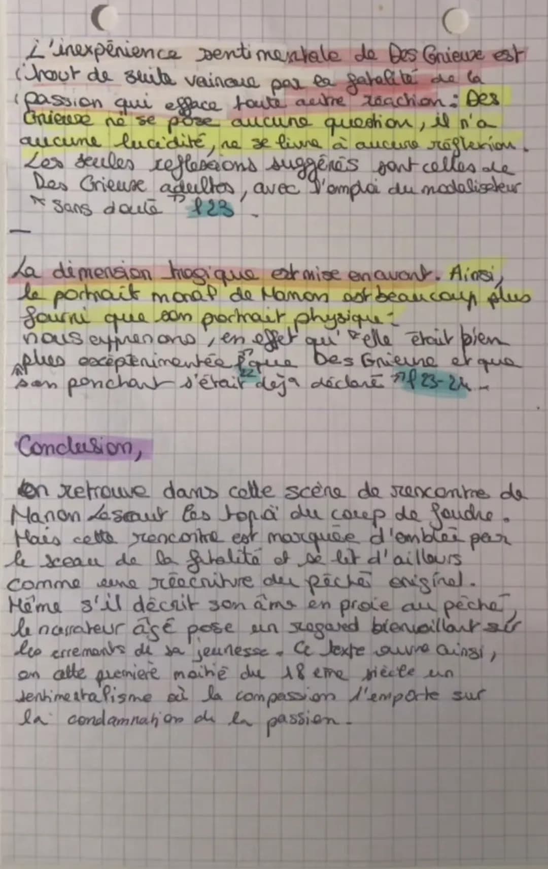 C
TEXTE 10
intro:
L'abbé Prévost à rédigé I'Histoire du
Chevalier des Grieuse et cla Manon Lescaut en
1731-Juge scandaleux, le roman est
con