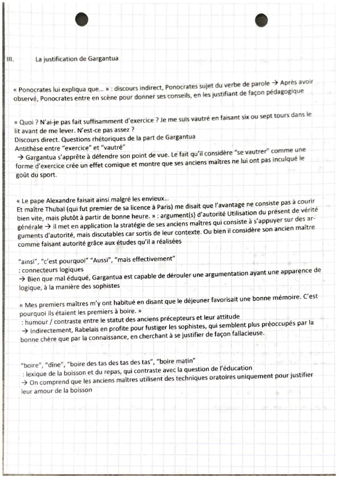 TEXTE BAC n°5
La première éducation chap XXI Gargantua
Rabelais
Introduction:
Après la sortie de son premier roman Pantagruel en 1532, Rabel