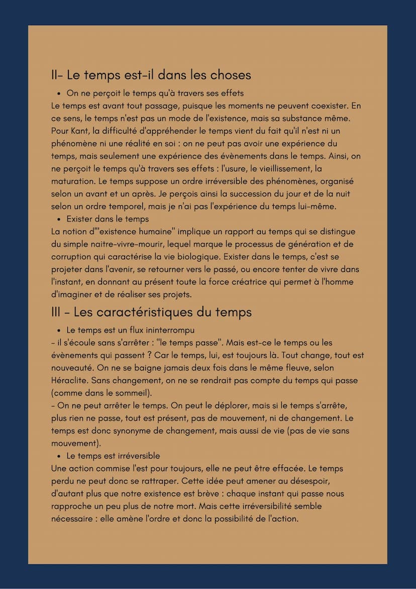 LE TEMPS
Nous disons parfois que nous ne voyons pas le temps passer, ou qu'il passe plus
ou moins vite. C'est certainement parce que le temp