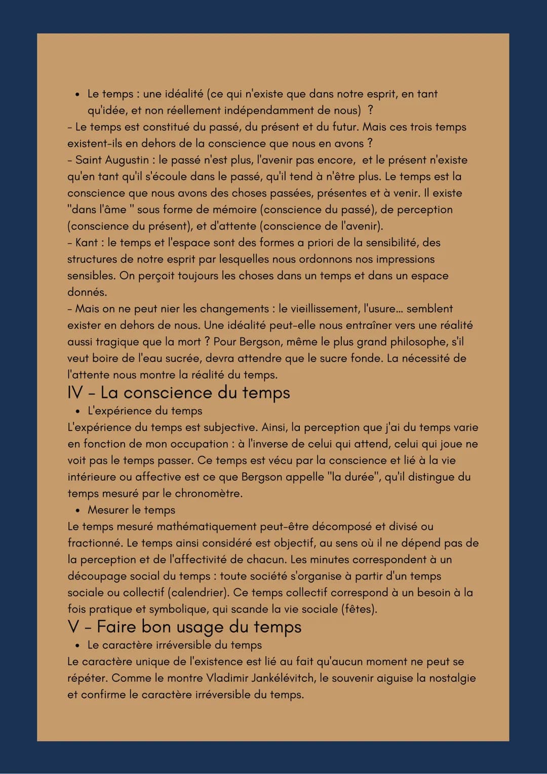 LE TEMPS
Nous disons parfois que nous ne voyons pas le temps passer, ou qu'il passe plus
ou moins vite. C'est certainement parce que le temp