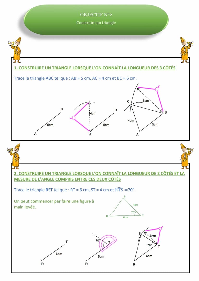 
<p>Détermination si un triangle est constructible en utilisant l'inégalité triangulaire</p>
<p>Dans un triangle, la longueur de chaque côté