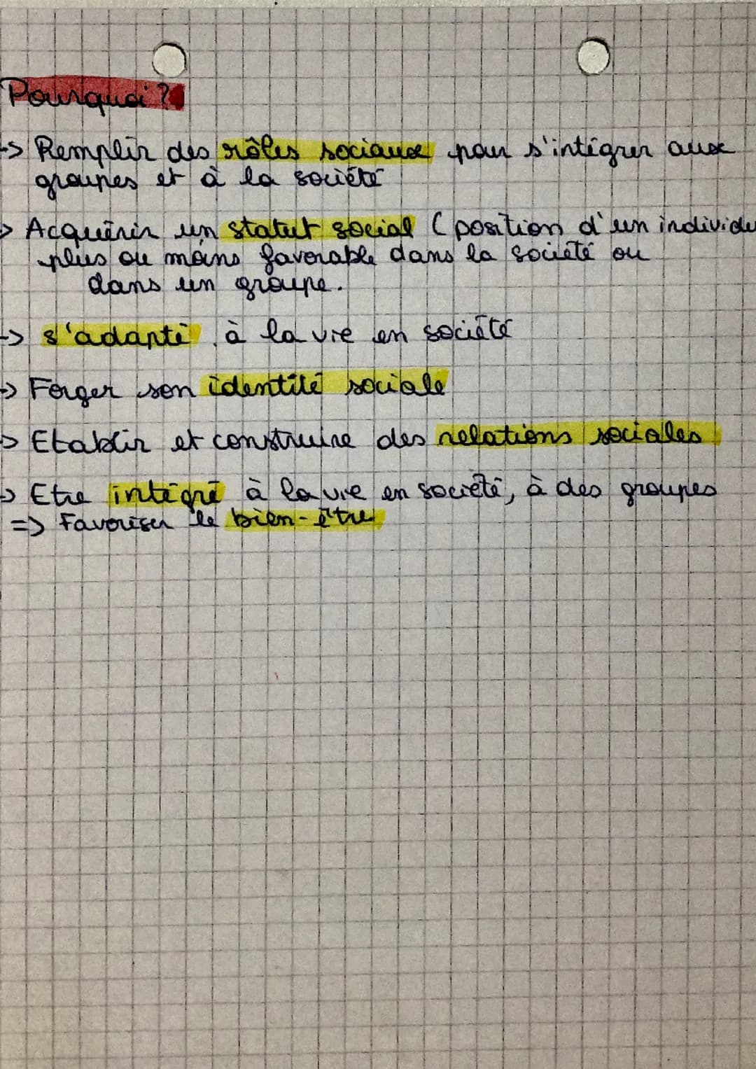ial
alisa
soci
Comment? 1
-> Interioriser des valeurs (exc. l'égatil, the politesses
-> Agin selon normes (peuvent être sanctionnes)
->Forme