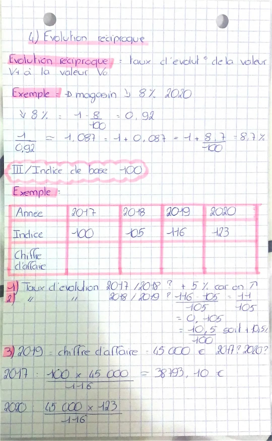 MATHS Pourcentage
et
evolution
I/ Proportion et pourcentage
1) Proportion d'une sous population
Exemple: +480 eleves inscrits en te
-→ 108 s