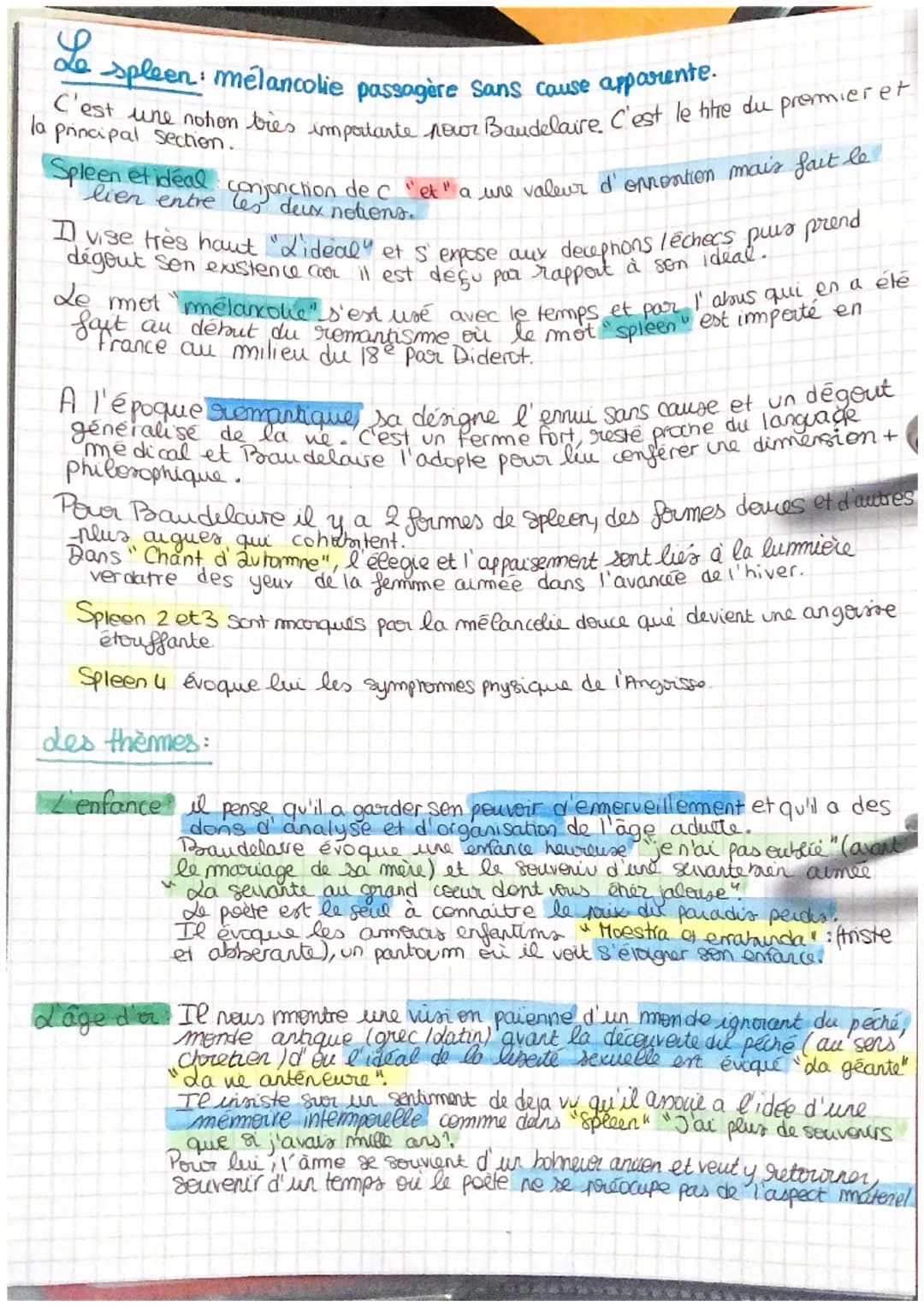 Charles Baudelaire
L'Auteur:
• né à Paris en 1821 mort en 1867
•Père: françois Baudelaire -> prêtre, peintre, amis des Philo
des meurt en 18