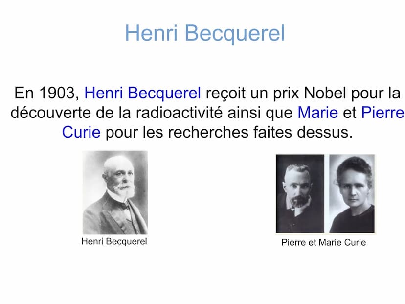 
<h3 id="laviedhenribecquerel">La vie d'Henri Becquerel</h3>
<p>Henri Becquerel est né le 15 décembre 1852 dans le 12e arrondissement de Par