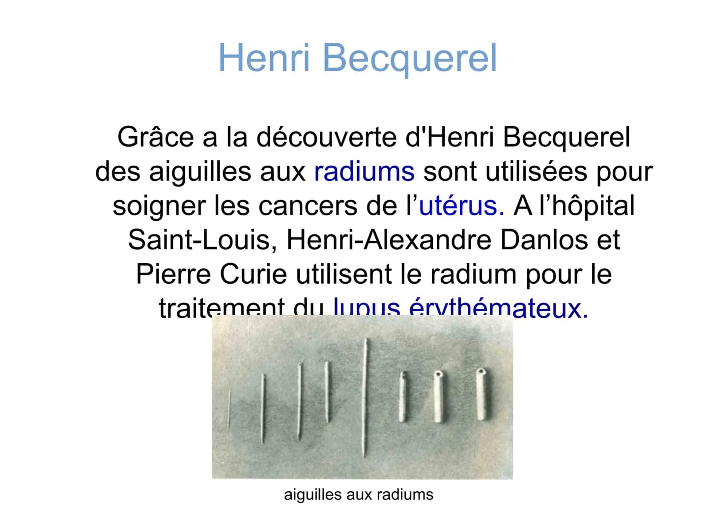 
<h3 id="laviedhenribecquerel">La vie d'Henri Becquerel</h3>
<p>Henri Becquerel est né le 15 décembre 1852 dans le 12e arrondissement de Par
