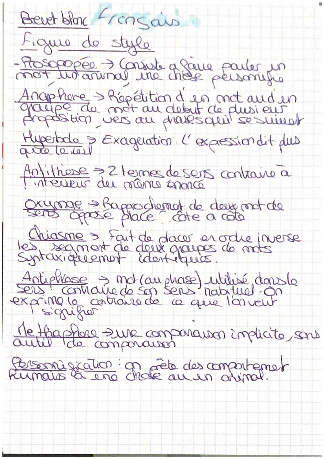 # BREVET
BIANC
fronsais

les registre français

Registre comique, realuste fantastique,
romanesque, science fiction, tragique

Statu du nana
