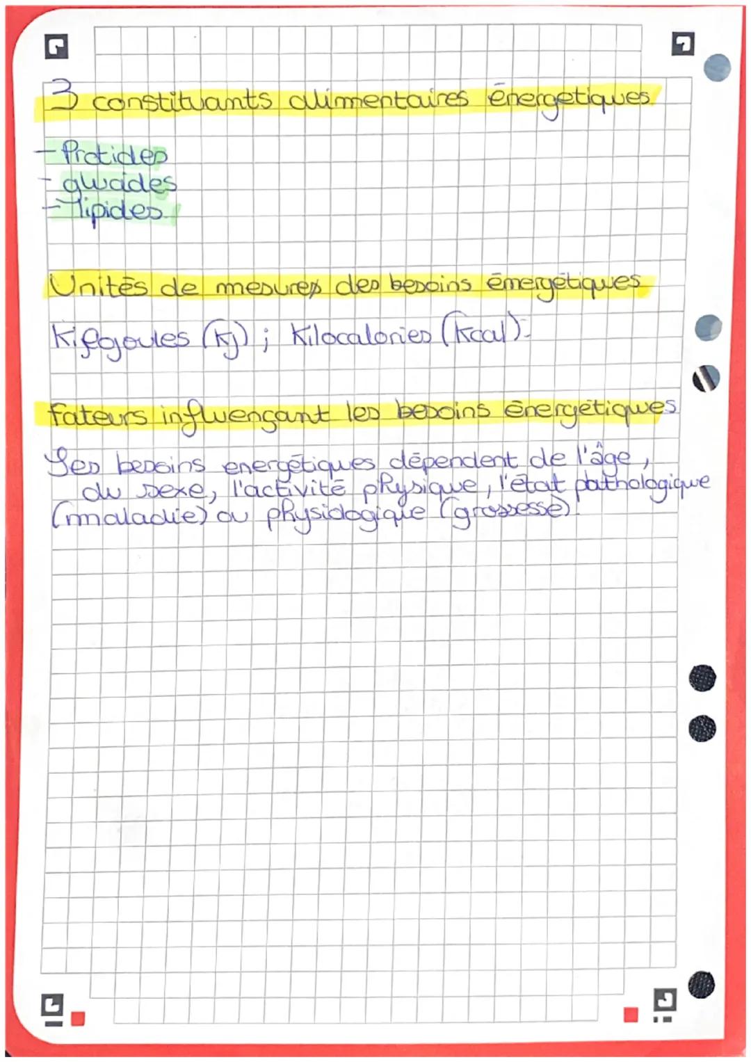 # Ses besoins mutritiommels de l'organisme

3 types de besoins de l'organisme

émergétiques;
fonctionnels;
plastiques (ou Batiseurs).

Ce qu
