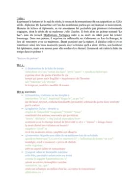 Know Explication linéaire - Le lac, Alphonse de Lamartine  thumbnail