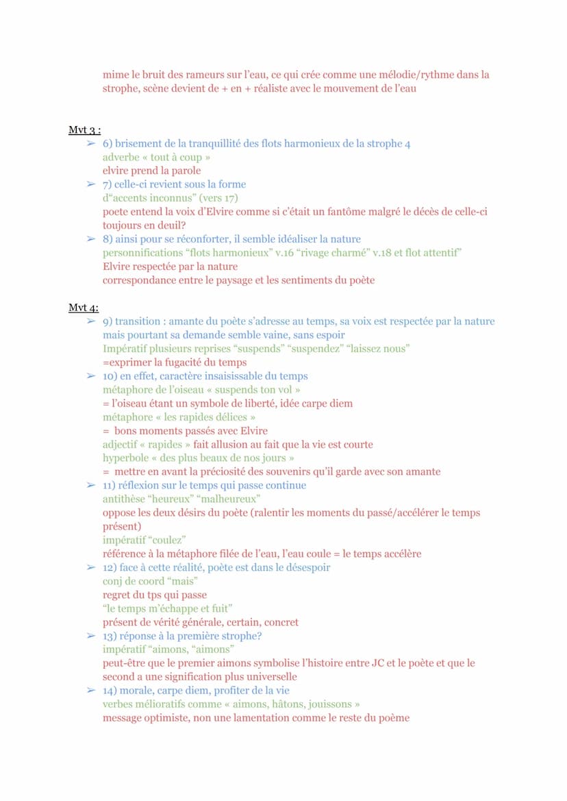Intro :
Exprimant le lyrisme et le mal du siècle, le courant du romantisme fit son apparition au XIXe
siècle. Alphonse De Lamartine est l'un