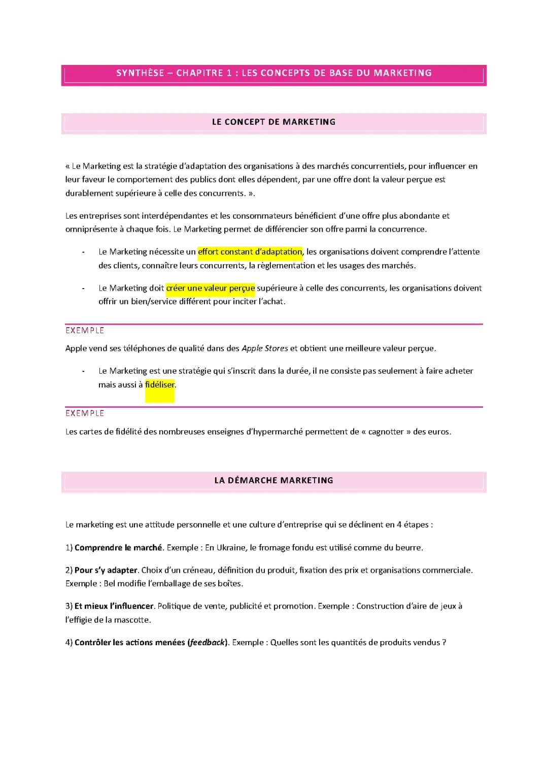 Comprendre la Stratégie d'Adaptation et la Valeur Perçue