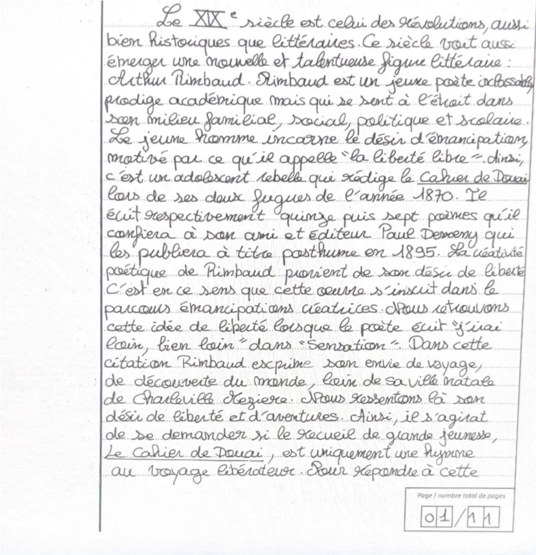 --- OCR Start ---
Le XXe siècle est celui des révolutions, aussi
bien historiques que littéraires. Ce siècle voit aussi
émerger une nouvelle