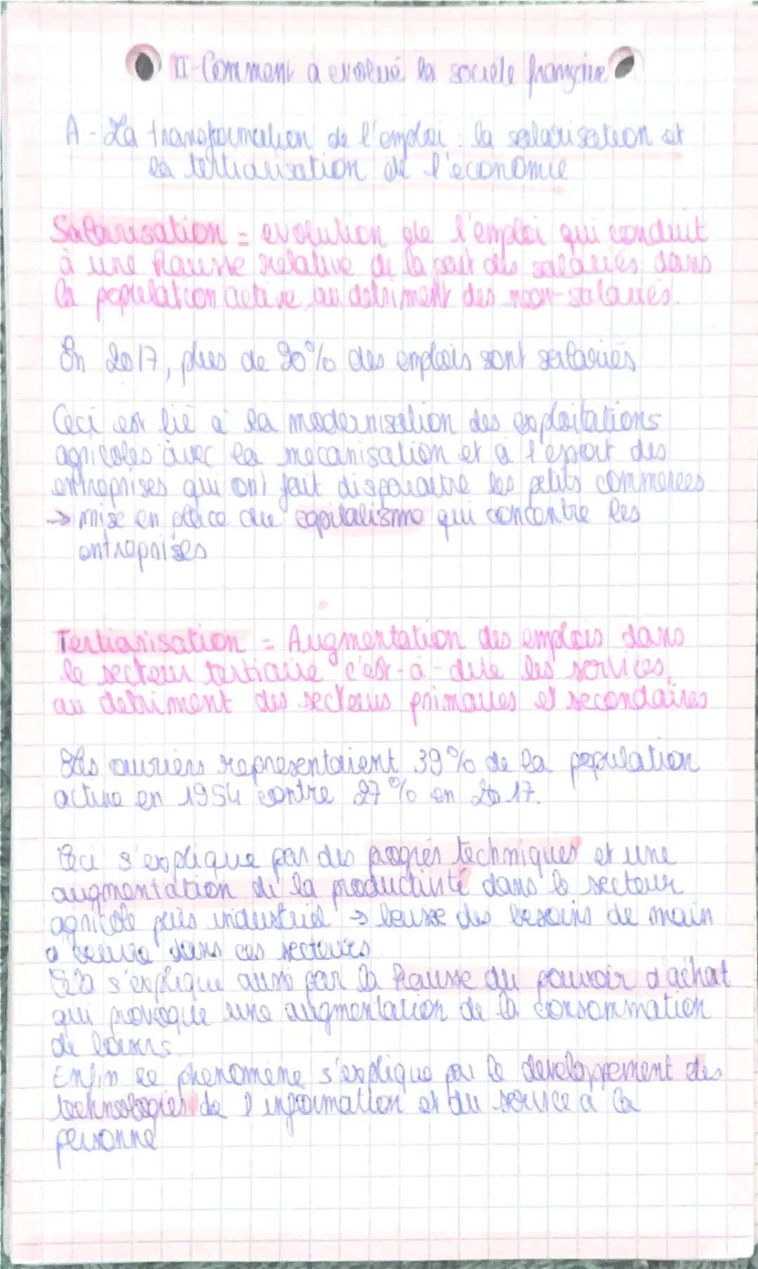 COMMENT EST STRUCTUREE:
LA SOCIETE FRANÇAISE ACTUELLE!
Antiquité = citoyens + esclaves
Moyen-Age = seigneurs & selfs
Inde = système de cases