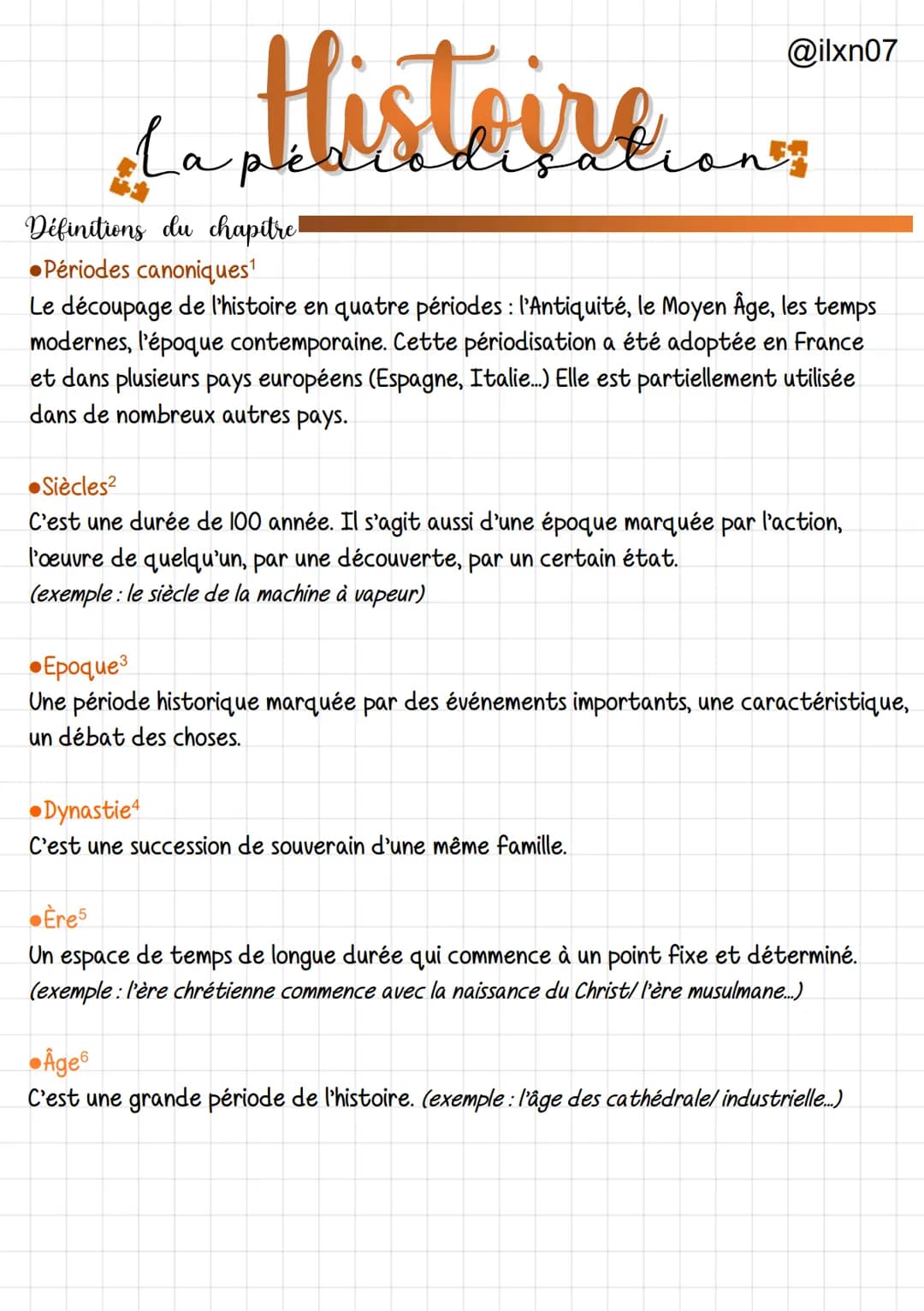 Can Histoire
La
Frise chronologique de la périodisation
Ille millénaire
Préhistoire
Antiquite
Début de l'écriture
476
Moyen Age
Chute de
l'e