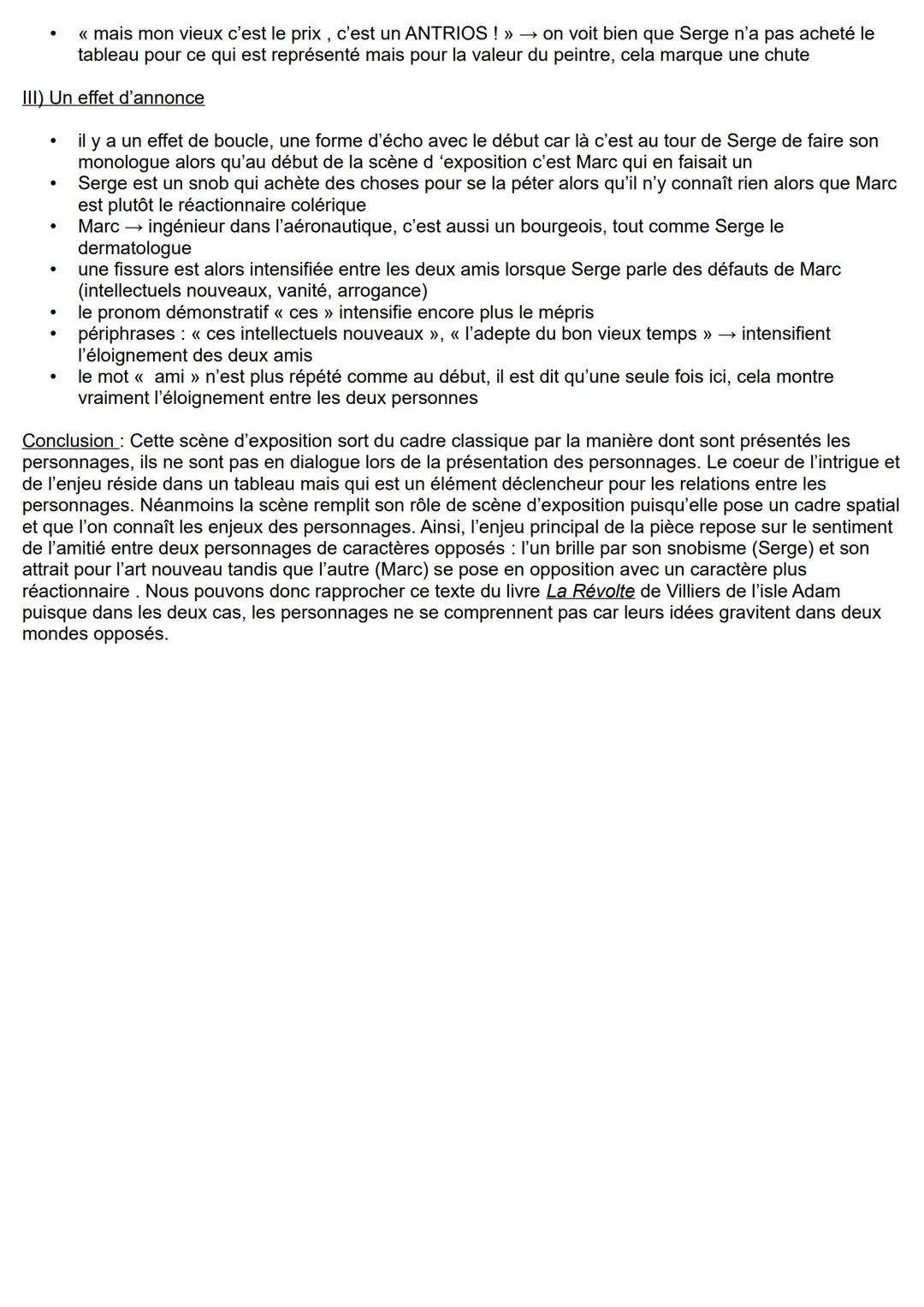 # <<< Art >>> - scène d'exposition

BAC 5 (page 36 à 40)

Problématique : - En quoi cette scène d'exposition casse les codes classiques ?

I