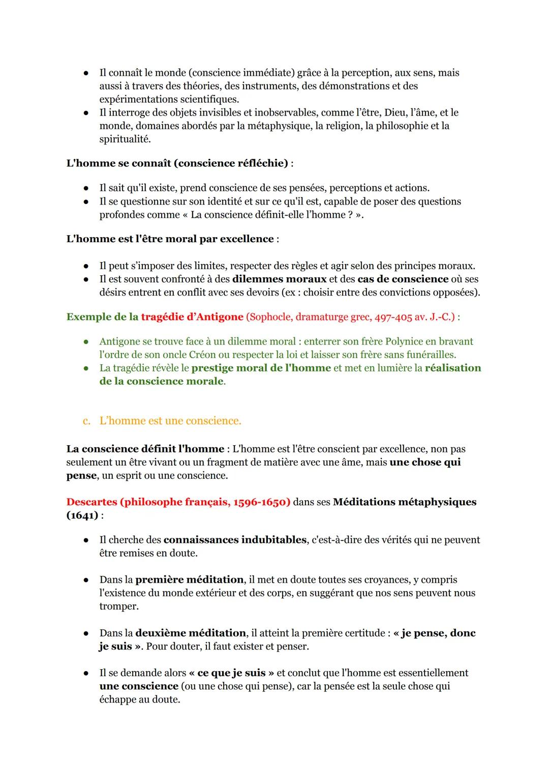# La conscience :

(Séquence 1, partie 1)

## Introduction :

La notion de « conscience » apparait fréquemment dans la langue française et e