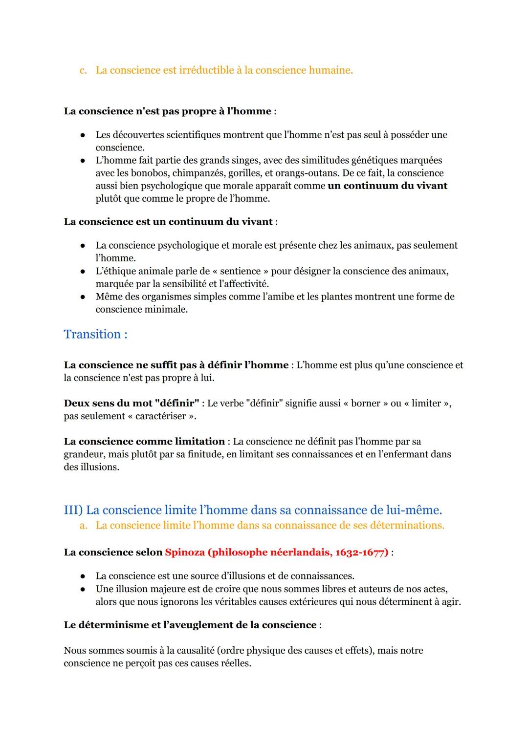 # La conscience :

(Séquence 1, partie 1)

## Introduction :

La notion de « conscience » apparait fréquemment dans la langue française et e