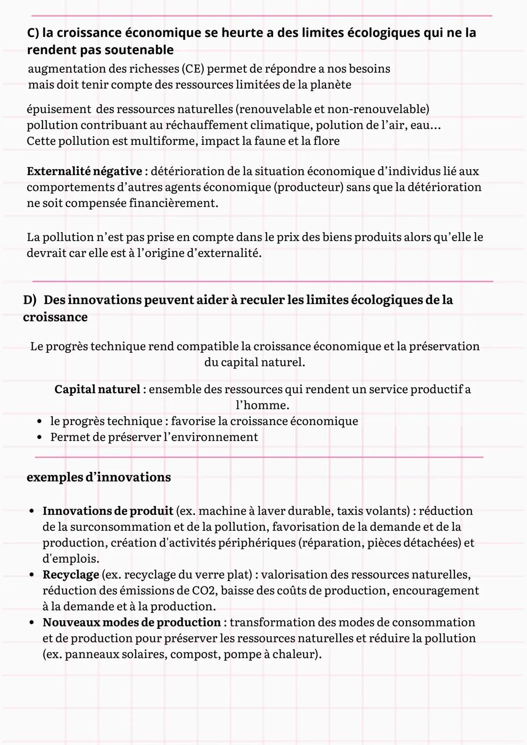 Partie 1
Sources de la Croissance
Économique
intro:
CE: Augmentation durable de
la richesse d'un pays.
Expansion Économique:
augmentation du