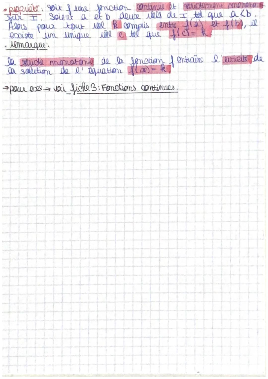 Fonctions continues
maths compe.
→notion de continuite
• jonction continue. fonction dont on peut tracer la courbe
sans lever le cayor?
→def