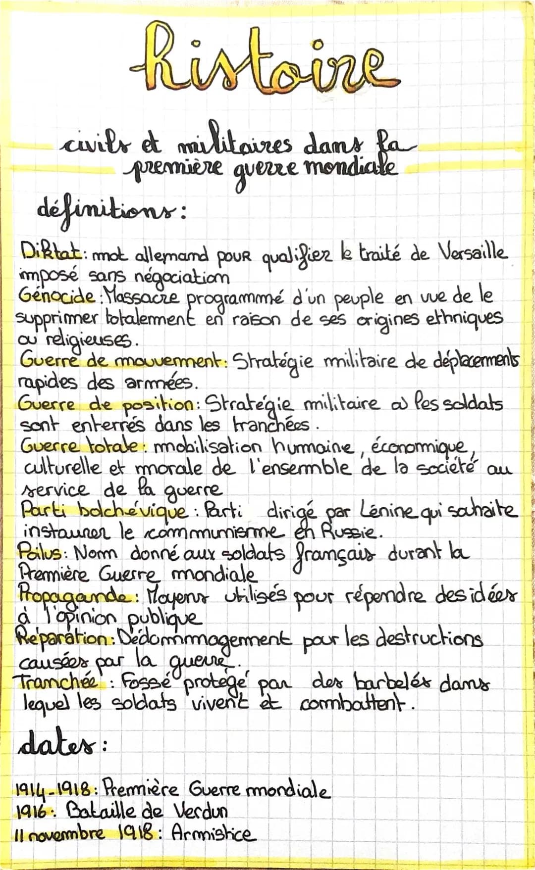 Définitions