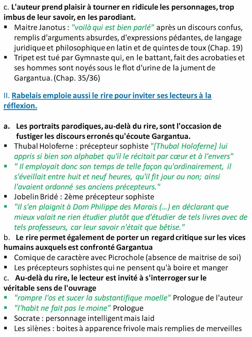 GARGANTUA : Rire et Savoir
INTRO:
■
François
▪ 1532 : Pantagruel
▪ 1534 Gargantua
--> Œuvres comiques et satiriques relatant les aventures d
