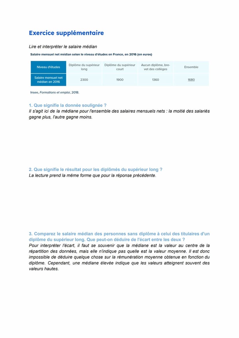 Statistique
Les statistiques sont une branche des mathématiques qui ont pour but d'étudier des
phénomènes mettant en jeu un grand nombre d'é